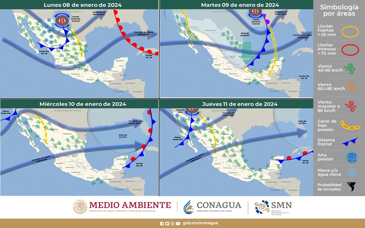 Tiempo estable para segunda semana de enero en Morelos