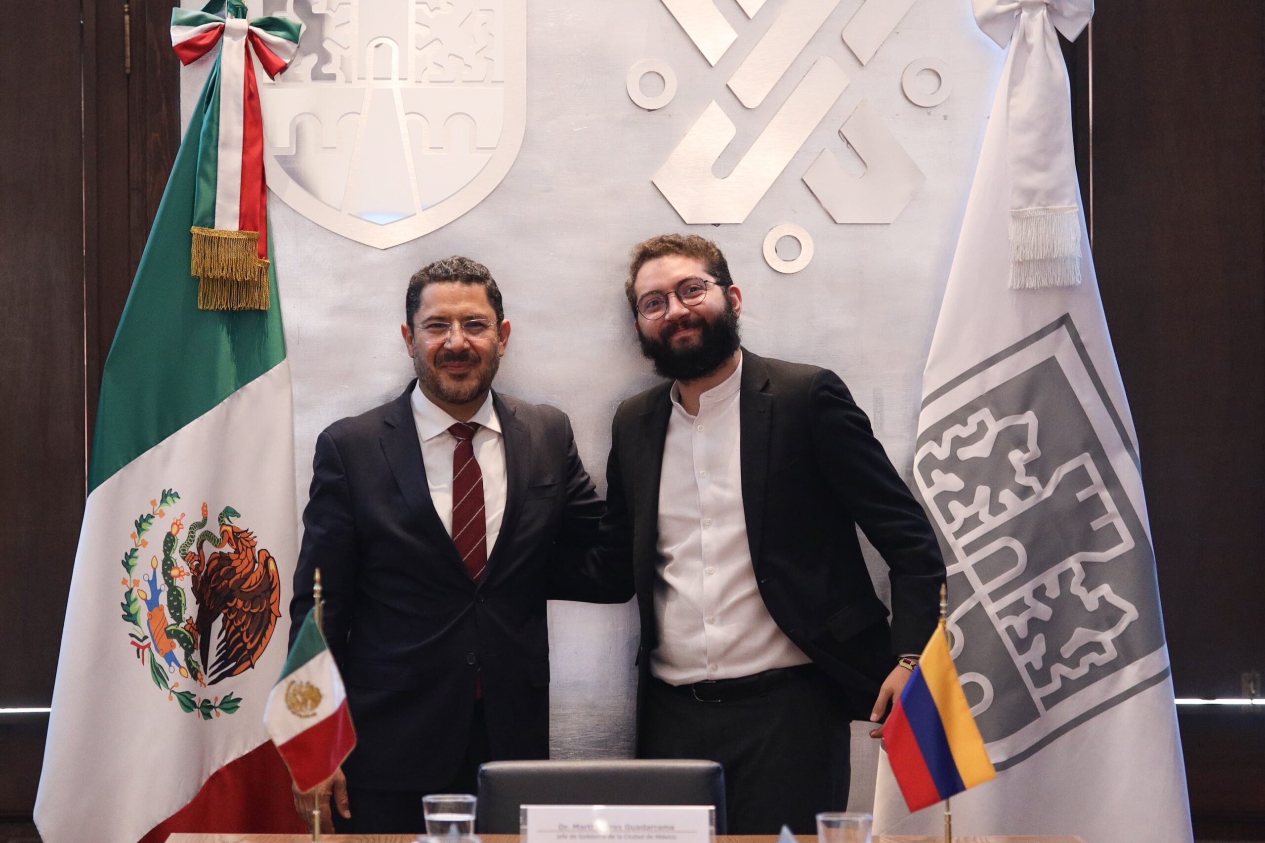 Se reúne Jefe de Gobierno, Martí Batres Guadarrama, con Embajador de Colombia en México, Álvaro Moisés Ninco Daza