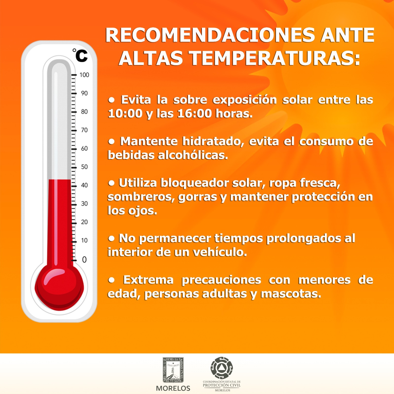 Activa CEPCM alertamiento por tercera onda de calor en el país