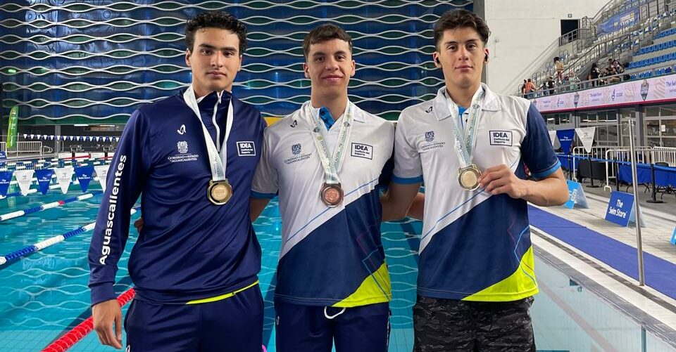 DESTACAN ATLETAS HIDROCÁLIDOS EN LOS NACIONALES CONADE CON 5 MEDALLAS MÁS