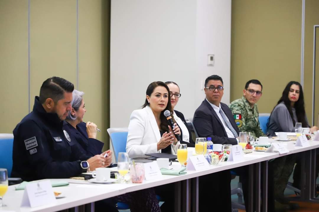 LLAMA TERE JIMÉNEZ A LAS CORPORACIONES DE SEGURIDAD A NO BAJAR LA GUARDIA PARA MANTENER LA PAZ Y LA TRANQUILIDAD EN AGUASCALIENTES