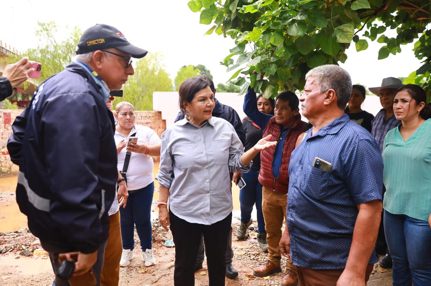 Constata Gobierno de Centro eficaz operación del canal de alivio El Censo y de cárcamos