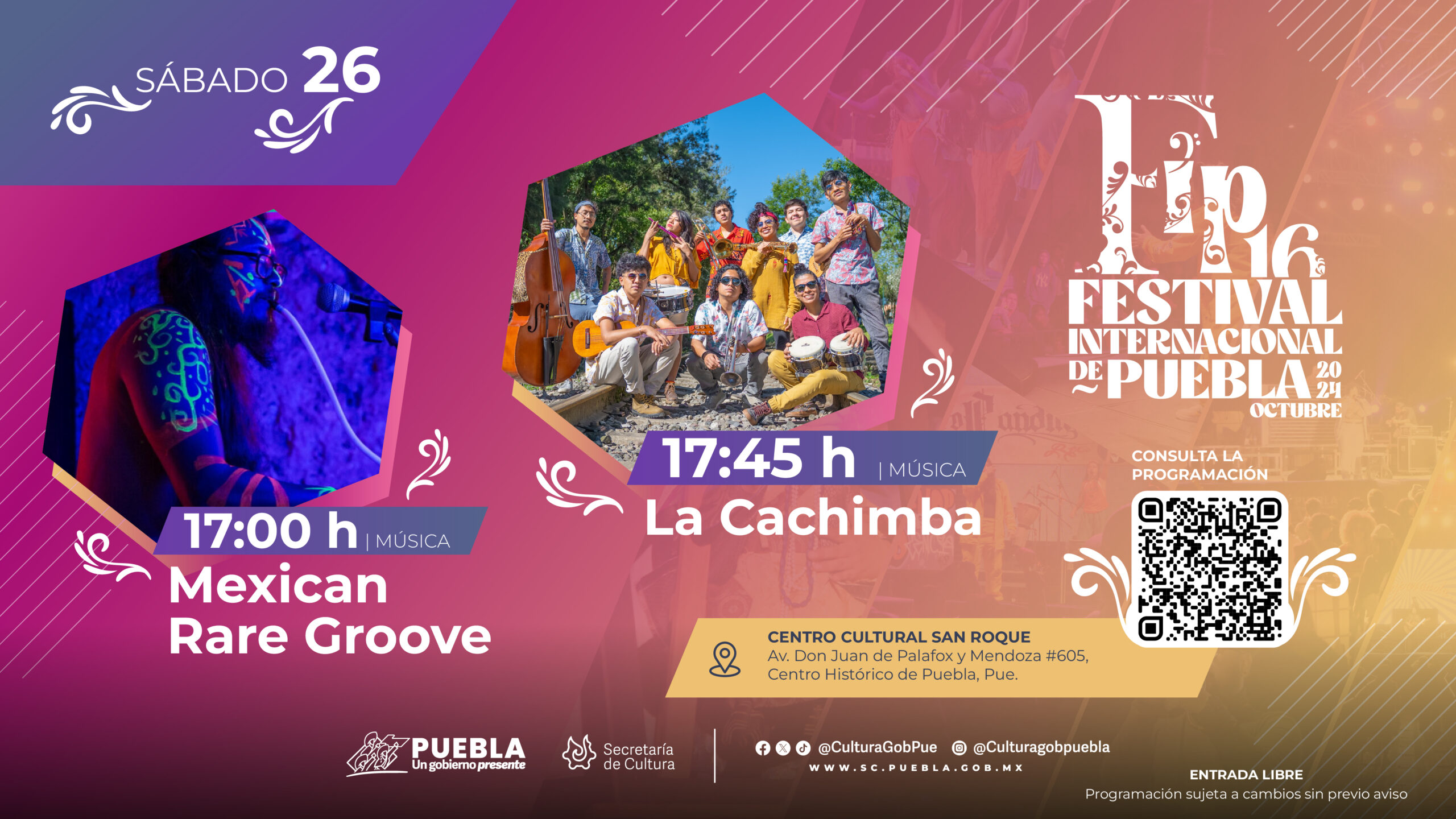 Ofrecerá Cultura fiesta musical en Centro Cultural “San Roque”