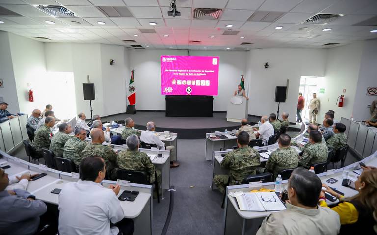 Realizan mesa de seguridad en la Región del Golfo de California